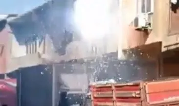 Sultangazi’de elektrik kabloları patlamalarla yandı