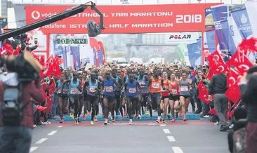 Vodafone İstanbul Yarı Maratonu’nda rekora koştular