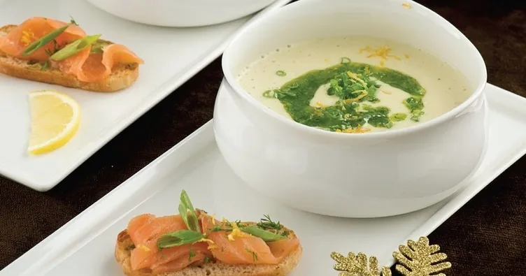 Pırasa ve patates çorbası