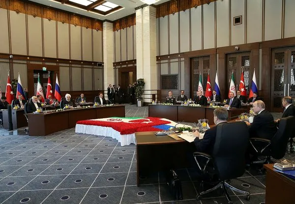 Türkiye-Rusya-İran Üçlü Zirvesi'nden yansıyan kareler
