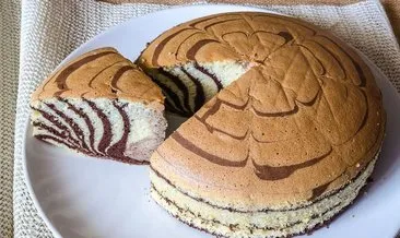Eşsiz lezzeti ve harika görüntüsüyle Zebra Kek tarifi; yapılışı ve malzemeleri: Nefis Zebra Kek tarifi nedir, nasıl yapılır?
