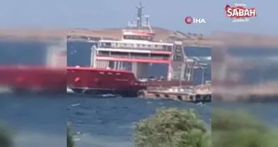 Avşa Adası’nı fırtına vurdu! Yolcular iskelede mahsur kaldı | Video