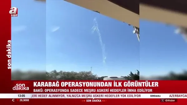 SON DAKİKA: Azerbaycan'dan Karabağ operasyonu! İşte ilk görüntüler... | Video