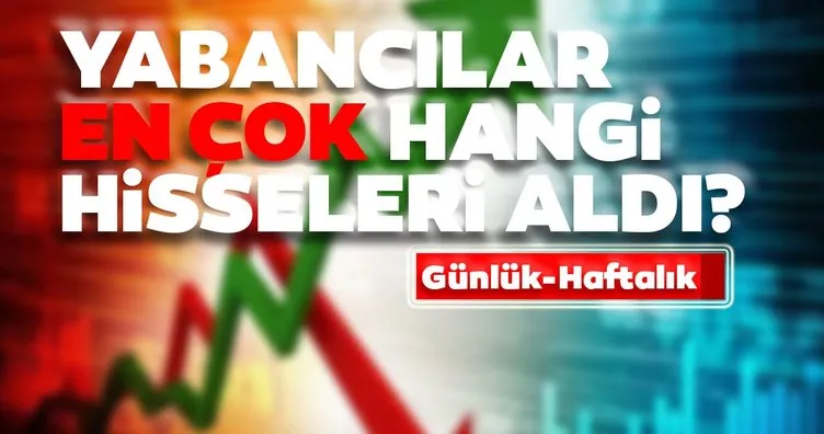 Borsa İstanbul’da günlük-haftalık yabancı payları 20/08/2020