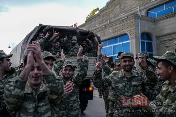Azerbaycan-Ermenistan cephe hattından sıcak fotoğraflar