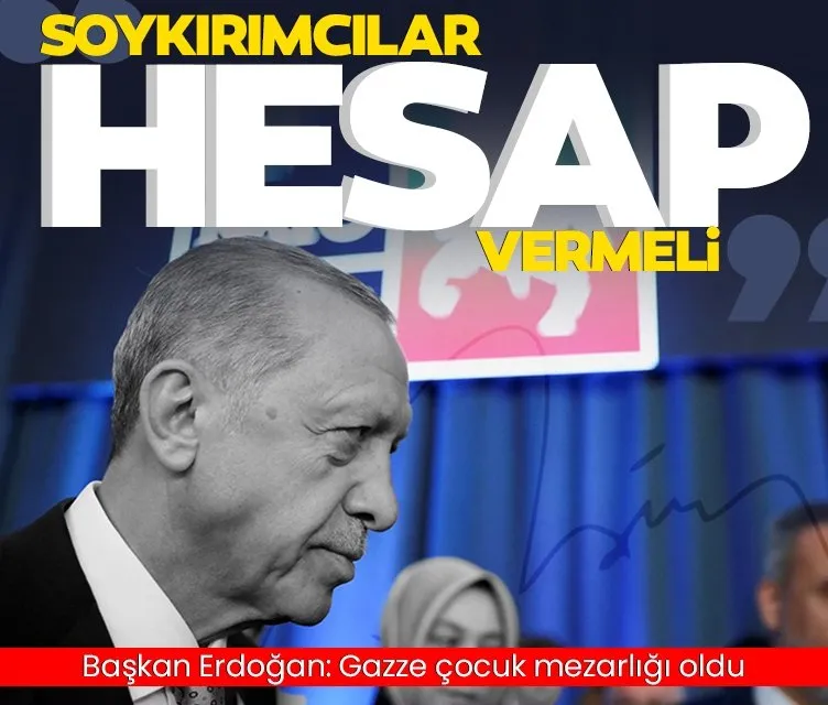 Son dakika! Başkan Erdoğan: İnsani dramlara kayıtsız kalamayız