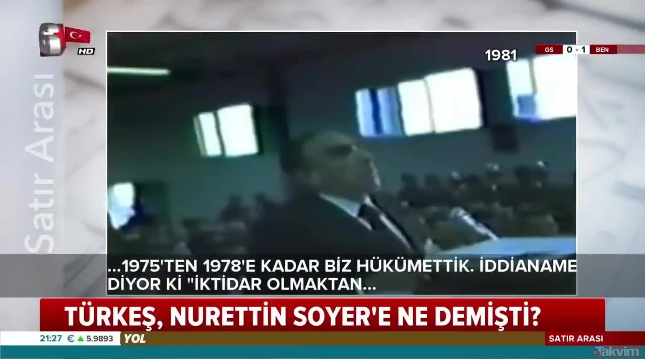 Alparslan Turkes Iskenceci Nurettin Soyer E Boyle Seslenmis Videosunu Izle Sabah Tv
