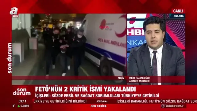 Son dakika! FETÖ'nün Bağdat ve Erbil sorumluları yakalanarak Türkiye'ye getirildi | Video