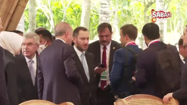 Cumhurbaşkanı Erdoğan, G20 Liderler Zirvesi yemeğine katıldı | Video