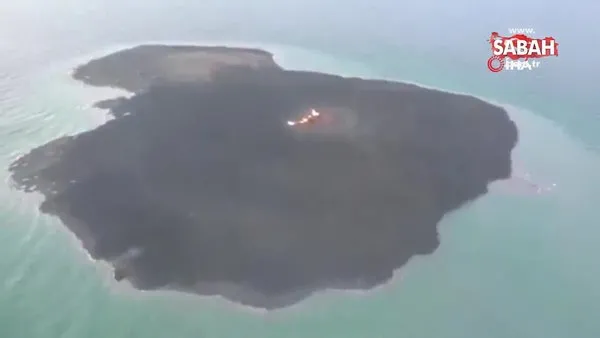 Hazar Denizi'nde patlamanın meydana geldiği Çamur Volkanı görüntülendi | Video