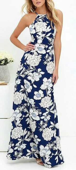 Baharın yeni trendi maxi çiçekli elbiseler!
