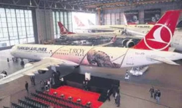THY’nin ikinci Troya uçağı göklerde