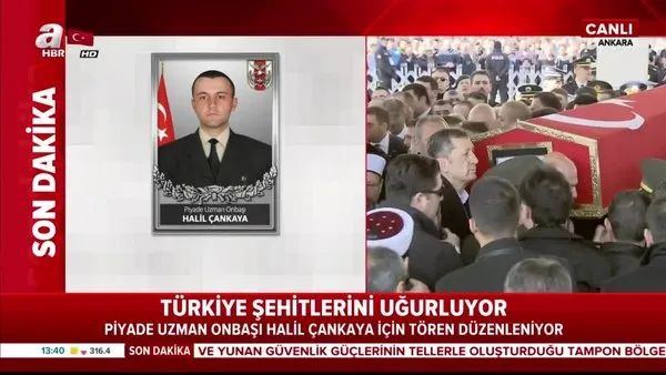 Türkiye şehitlerini uğurluyor... Şehit Piyade Uzman Onbaşı Halil Çankaya son yolculuğuna uğurlandı | Video