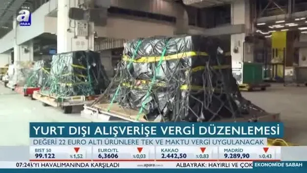 Yurt dışı alışverişe vergi düzenlemesi