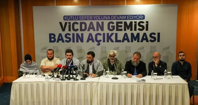 Özgürlük Filosu Koalisyonu’na ilişkin Eresin Topkapı Hotel’de basın toplantısı gerçekleştirildi