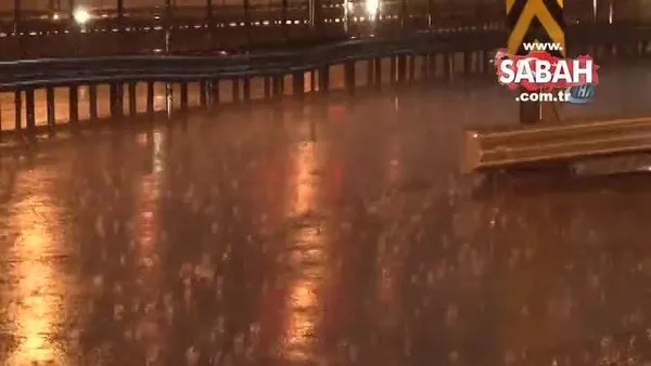 İstanbul’da şiddetli yağış etkili olmaya başladı