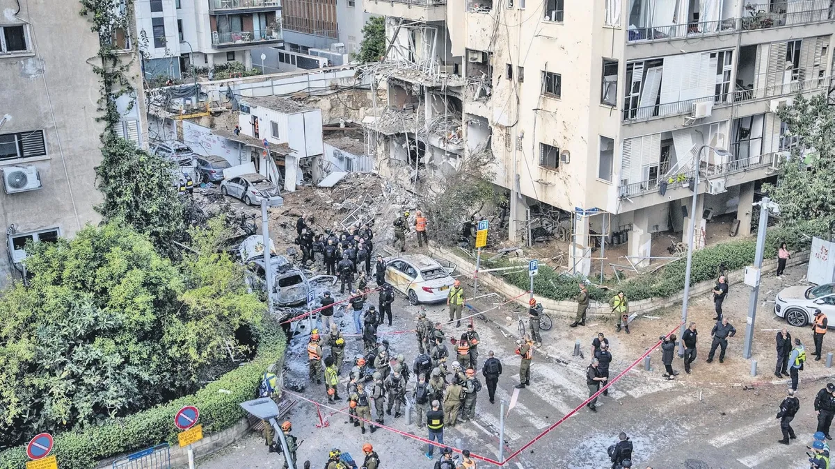 Tel Aviv’de büyük yıkım