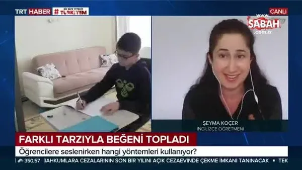 Bir anda gündem olan sempatik ingilizce öğretmeni TRT'ye konuştu | Video