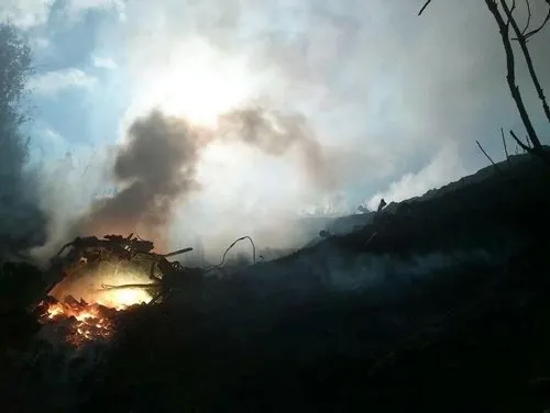 Düşürülen Suriye helikopteri görüntülendi