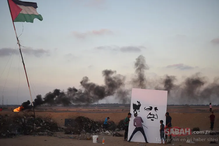 Filistinli ressam, seçim zaferinin ardından bakın ne yaptı?