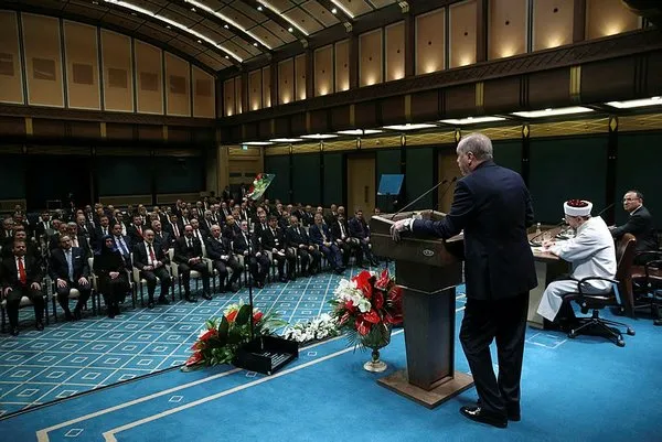 Cumhurbaşkanı Erdoğan il müftülerini kabul etti