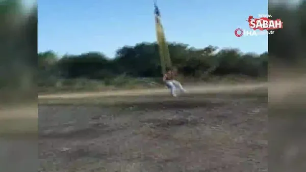 Istanbul Da Vinc Operatoru Sallanmak Isteyen Cocuklara Vinc Ile Boyle Salincak Yapti Video Videosunu Izle Son Dakika Haberleri