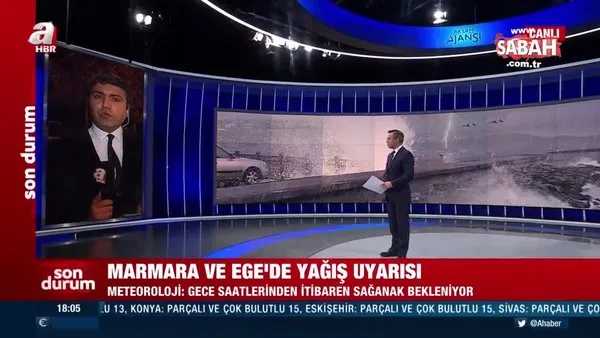 Marmara ve Ege’ye yağış uyarısı | Video