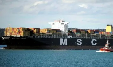 Dev konteyner gemisi MSC Oscar Tekirdağ’a geldi