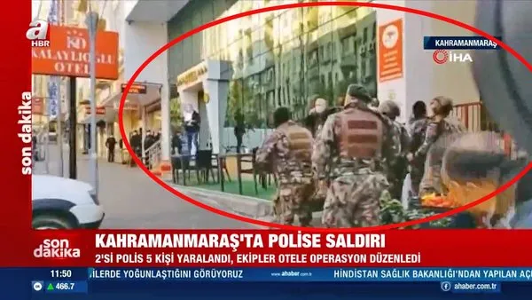 SON DAKİKA! Kahramanmaraş'ta polise silahlı saldırı: 2'si polis 5 yaralı... Operasyon anı kamerada | Video