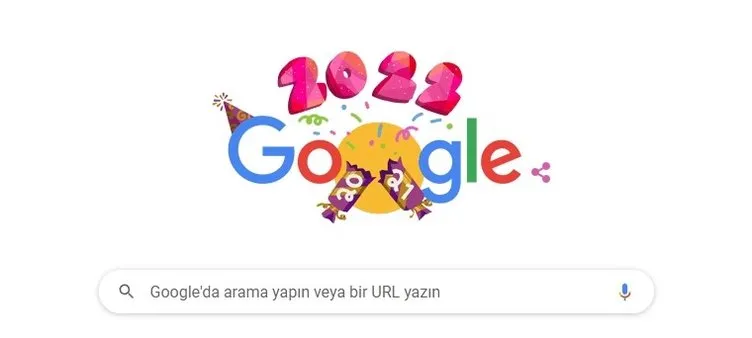 Google’dan “Yeni Yılın İlk Günü” için Doodle sürprizi geldi! Yeni Yılın İlk Günü doodle tasarımı oldu!
