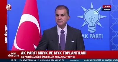AK Parti Sözcüsü Ömer Çelik’ten önemli son dakika açıklamaları: Mavi vatan kırmızı çizgimizdir, tartışılamaz | Video