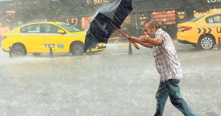 Bir anda bastırdı göz gözü görmedi