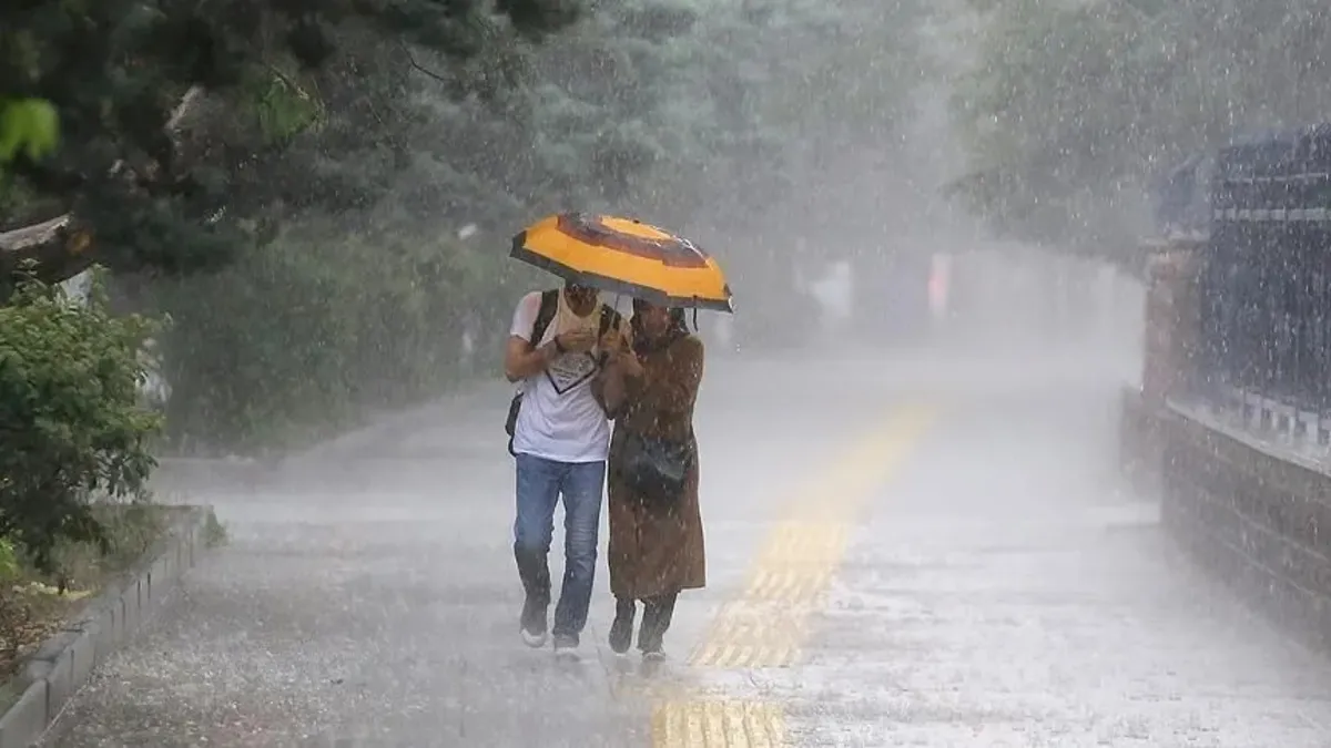 Zonguldak ve Bartın'a kuvvetli yağış uyarısı yapan Meteoroloji Genel Müdürlüğü logosu.