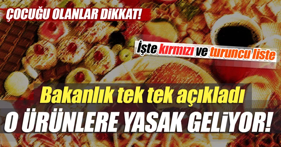 Son dakika: Sağlık Bakanlığı açıkladı! Çocuklara yönelik, turuncu listedeki gıdalara uyarı, kırmızı listedekilere yasak geliyor! ile ilgili görsel sonucu