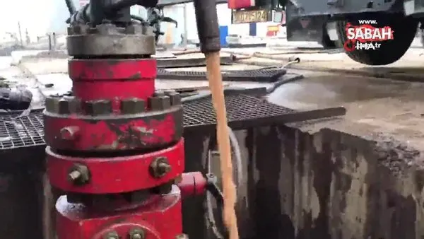 Adana’da çıkartılan petrolün vanadan akışı görüntülendi | Video