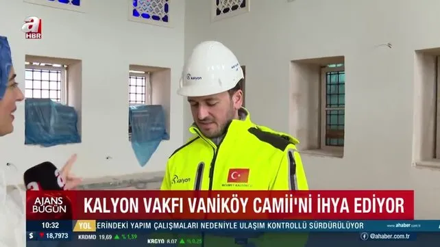 Vaniköy Camii Kalyon Vakfı ile küllerinden doğuyor! Mehmet Kalyoncu: 