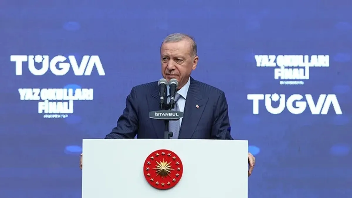 SON DAKİKA I Başkan Erdoğan, TÜGVA Yaz Okulları Finali'nde konuşuyor... haber görseli