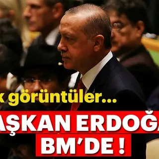 Son Dakika: Başkan Erdoğan BM'de