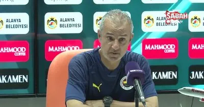 Alanyaspor 0-1 Fenerbahçe | İsmail Kartal hakemleri eleştirdi: Objektif olsunlar | Video