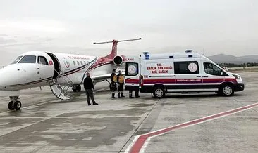 Siirt'te ambulans uçak 7 yaşındaki çocuk için havalandı #siirt