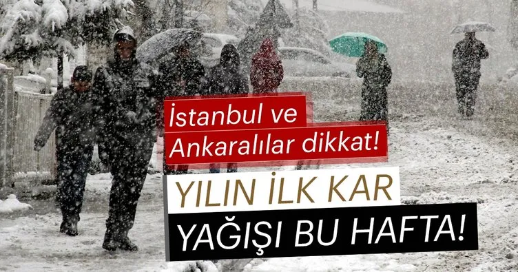 Kar ne zaman yağacak? Meteoroloji’den İstanbul ve il il son dakika hava durumu ve kar yağışı uyarısı haberleri!