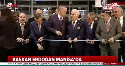 Başkan Erdoğan, Tirsan Kardan fabrikasının açılışında konuştu