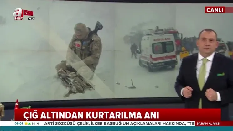 Çığ altından kurtarılma anları! | Video