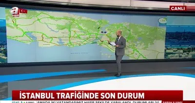 Son Dakika | İstanbul trafik durumu: İstanbul’da trafik yoğunluk haritasında son durum ne? | Video