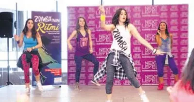 Zumba partisi ile Latin rüzgârı esti