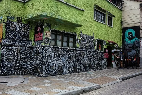 Bogota’daki grafitili mahalle dünyanın ilgisini çekiyor
