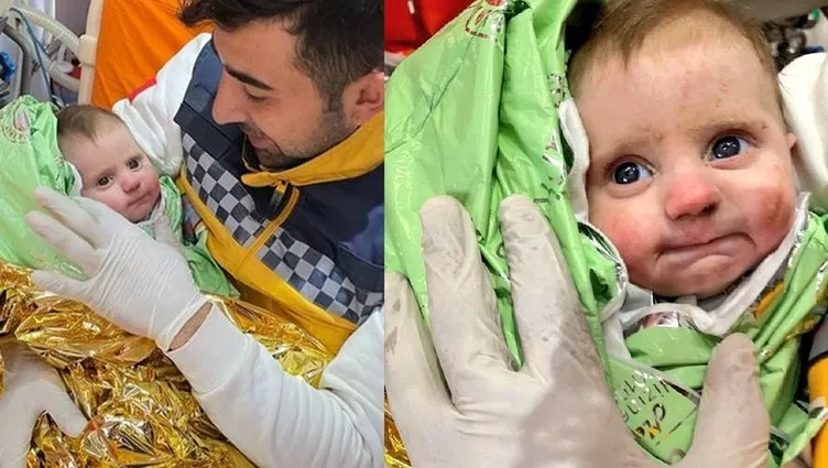 SON DAKİKA: Deprem bölgelerinde mucize hikayeler: Bu görüntüler 85 milyonu ağlattı!