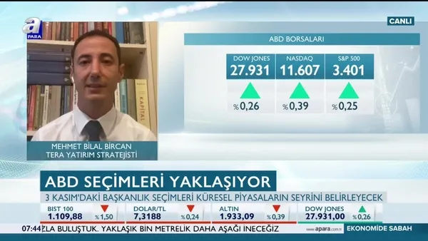 Bircan: ABD seçimi yaklaştıkça piyasalarda volatilite artabilir