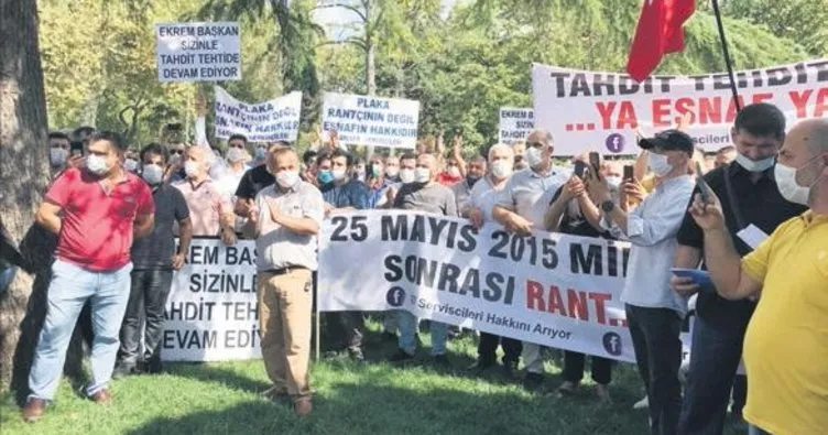 Servisçilerden İBB’ye plaka isyanı
