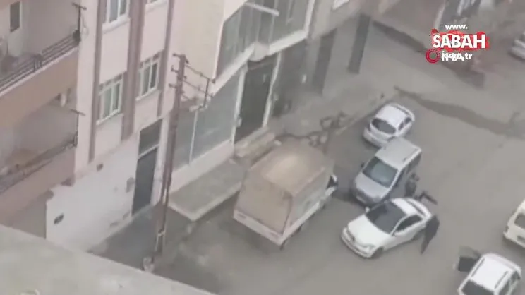 Damat dehşetinin kan donduran görüntüleri ortaya çıktı | Video